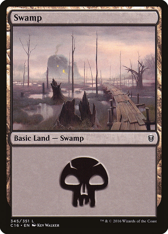 Swamp (345) [Commander 2016] | Game Grid - Logan