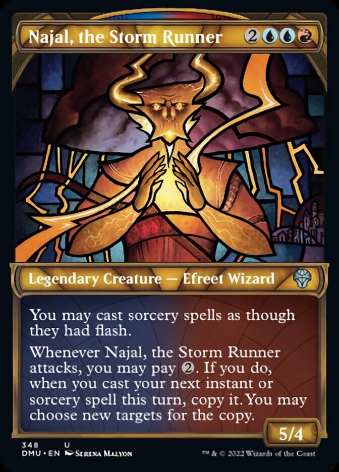 Najal, the Storm Runner (Showcase Textured) [Dominaria United] | Game Grid - Logan