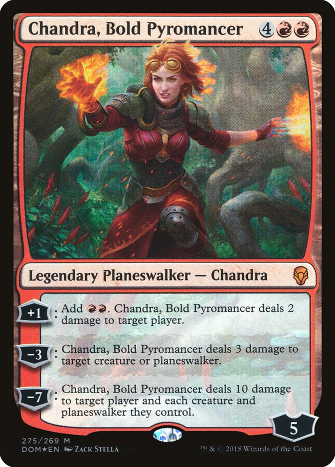 Chandra, Bold Pyromancer [Dominaria] | Game Grid - Logan
