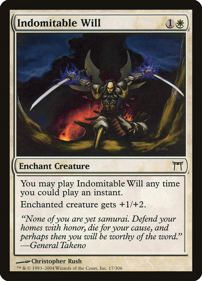 Indomitable Will [Champions of Kamigawa] | Game Grid - Logan