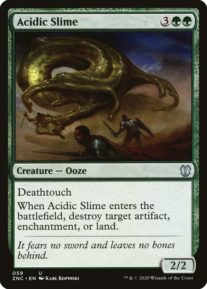 Acidic Slime [Zendikar Rising Commander] | Game Grid - Logan