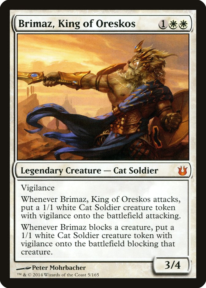 Brimaz, King of Oreskos [Born of the Gods] | Game Grid - Logan