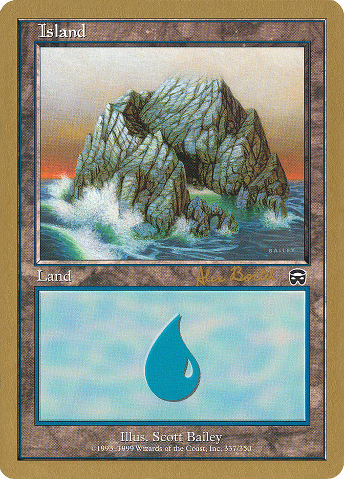 Island (ab337a) (Alex Borteh) [World Championship Decks 2001] | Game Grid - Logan