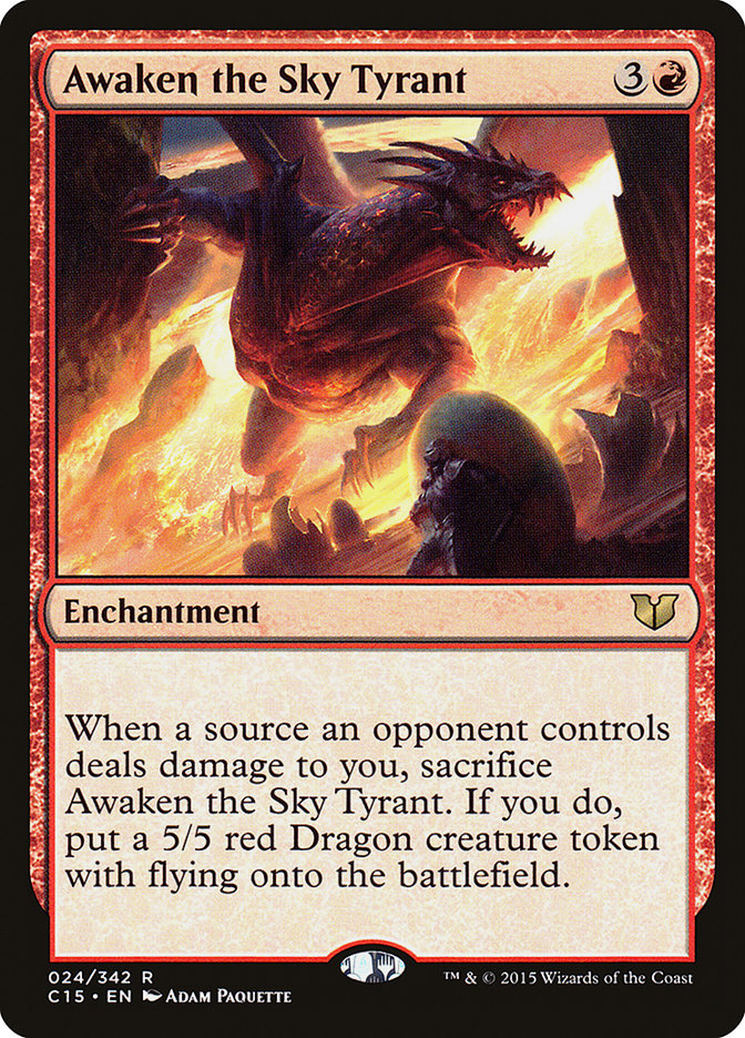 Awaken the Sky Tyrant [Commander 2015] | Game Grid - Logan