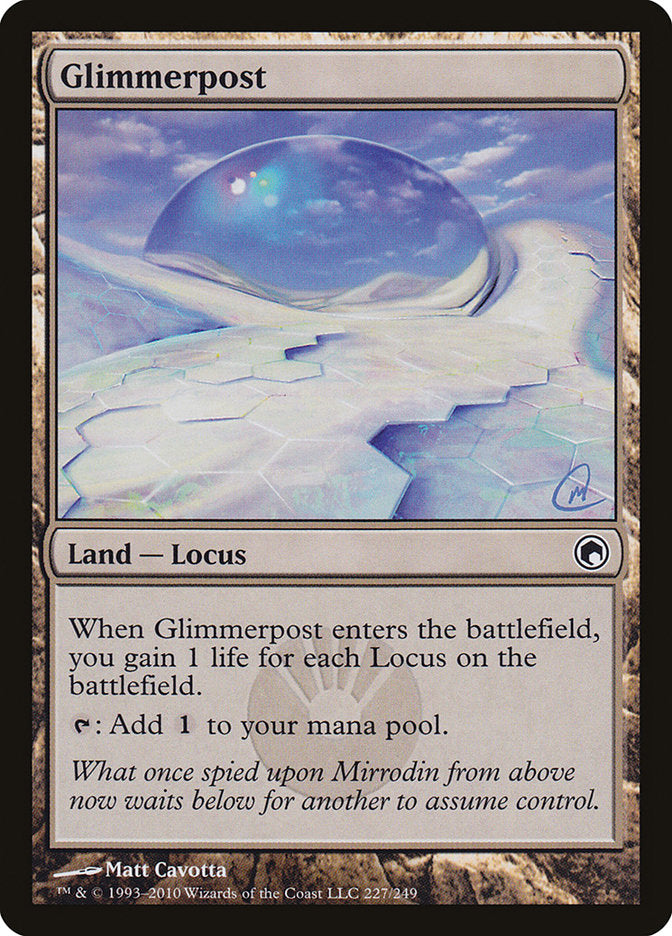 Glimmerpost [Scars of Mirrodin] | Game Grid - Logan