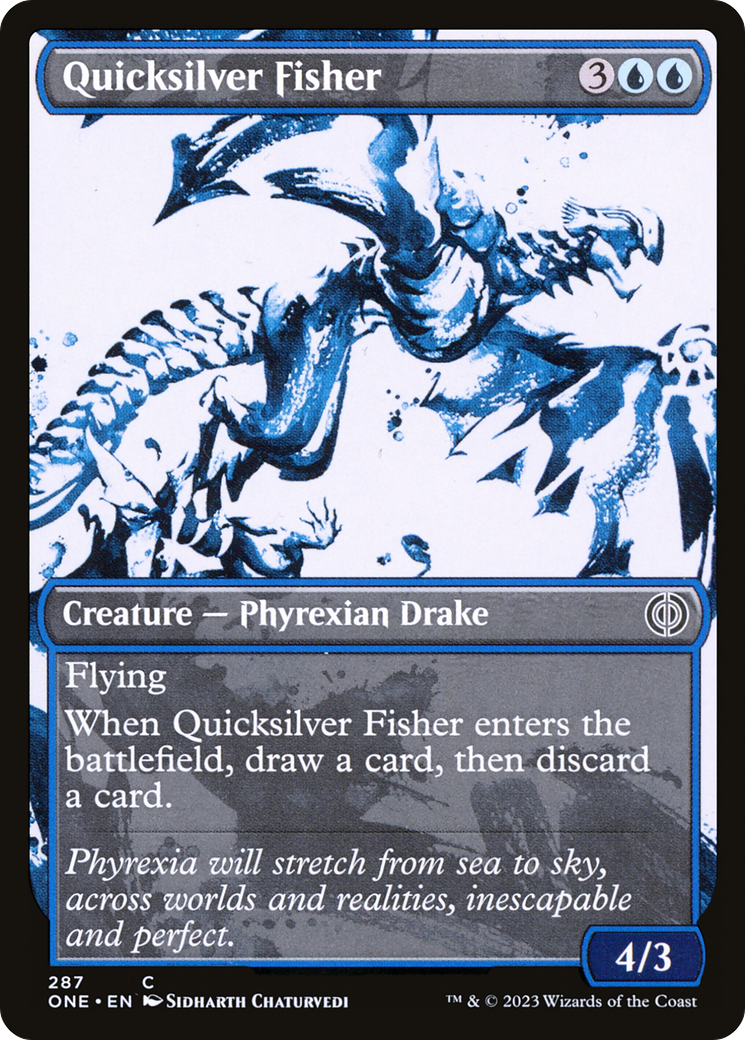 Quicksilver Fisher (Showcase Ichor) [Phyrexia: All Will Be One] | Game Grid - Logan