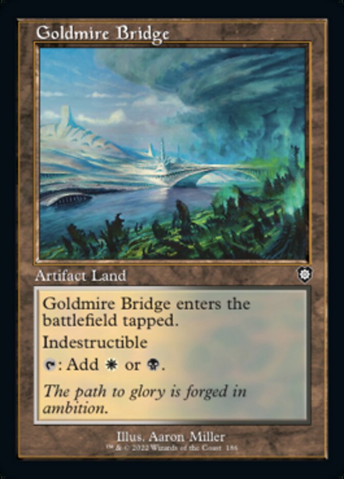 Goldmire Bridge (Retro) [The Brothers' War Commander] | Game Grid - Logan