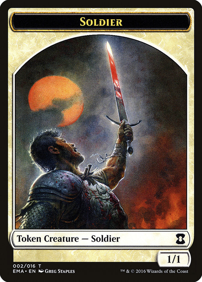 Soldier Token [Eternal Masters Tokens] | Game Grid - Logan