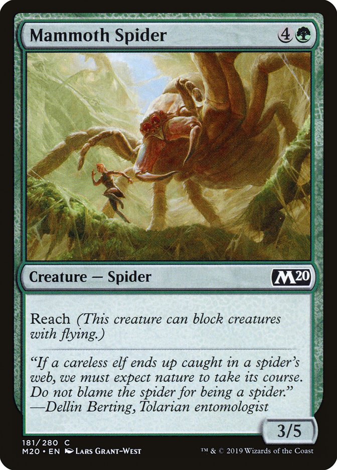 Mammoth Spider [Core Set 2020] | Game Grid - Logan