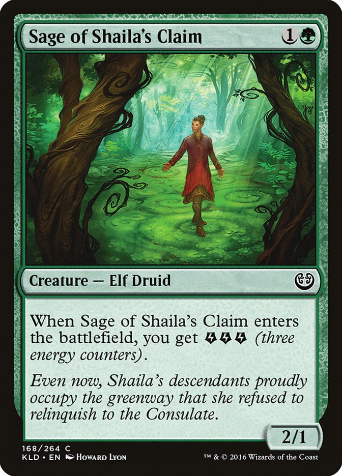 Sage of Shaila's Claim [Kaladesh] | Game Grid - Logan