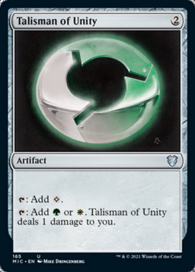 Talisman of Unity [Innistrad: Midnight Hunt Commander] | Game Grid - Logan
