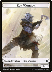 Construct // Kor Warrior Double-Sided Token [Zendikar Rising Tokens] | Game Grid - Logan