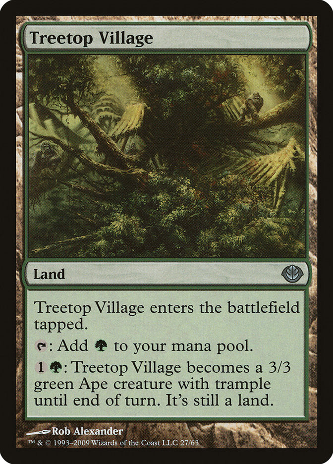 Treetop Village [Duel Decks: Garruk vs. Liliana] | Game Grid - Logan