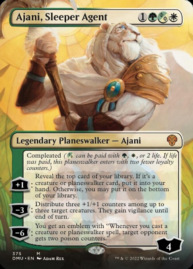 Ajani, Sleeper Agent (Borderless) (375) [Dominaria United] | Game Grid - Logan