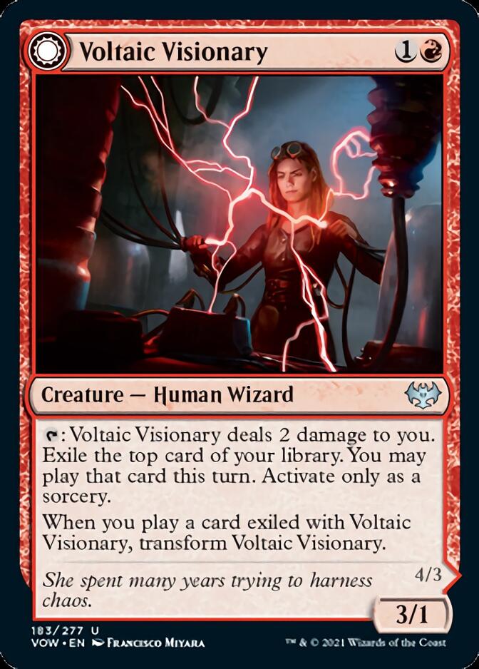 Voltaic Visionary // Volt-Charged Berserker [Innistrad: Crimson Vow] | Game Grid - Logan