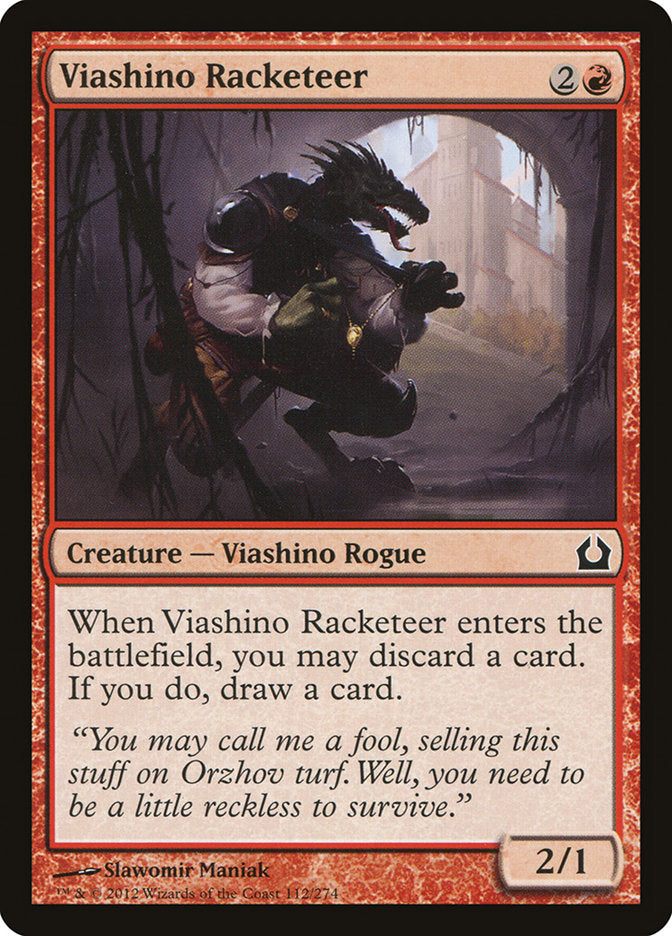 Viashino Racketeer [Return to Ravnica] | Game Grid - Logan