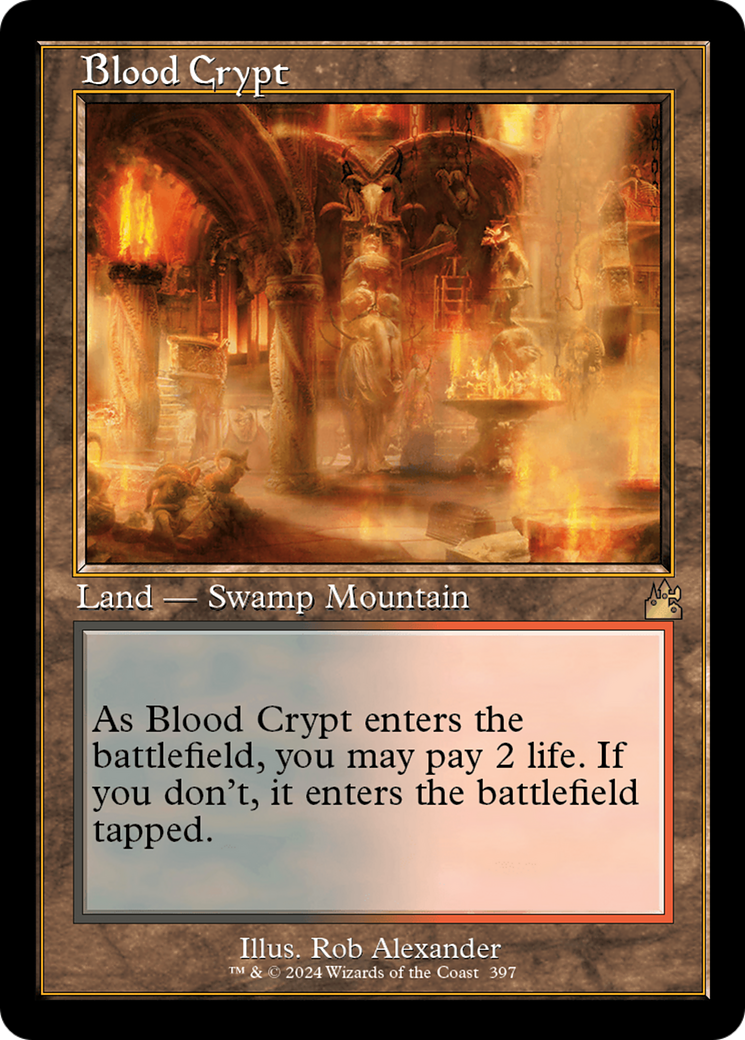 Blood Crypt (Retro) [Ravnica Remastered] | Game Grid - Logan