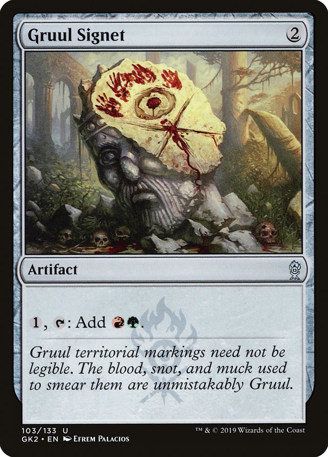 Gruul Signet [Ravnica Allegiance Guild Kit] | Game Grid - Logan