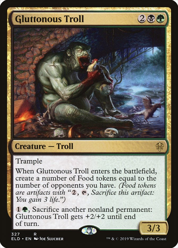 Gluttonous Troll [Throne of Eldraine] | Game Grid - Logan