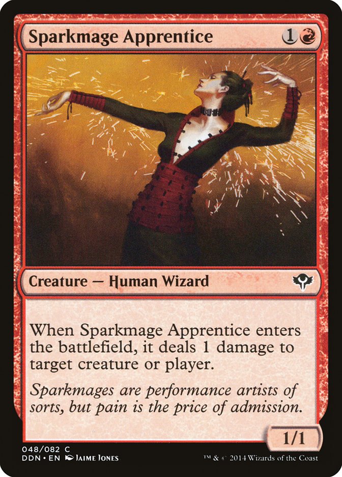 Sparkmage Apprentice [Duel Decks: Speed vs. Cunning] | Game Grid - Logan