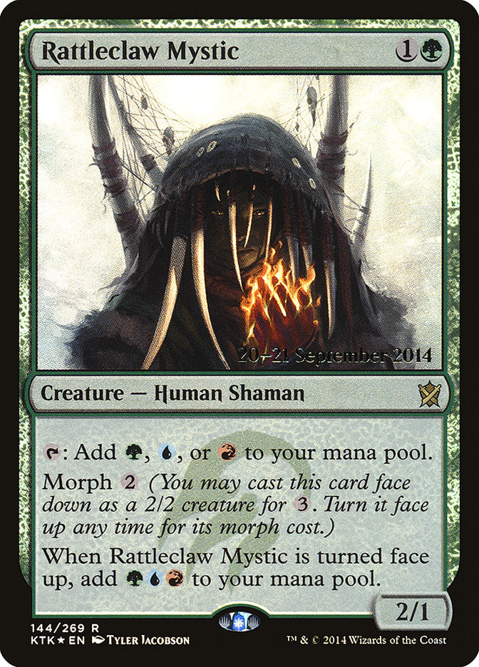 Rattleclaw Mystic [Khans of Tarkir Prerelease Promos] | Game Grid - Logan