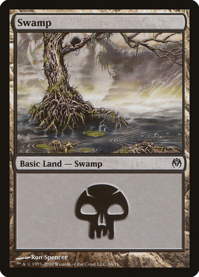 Swamp (34) [Duel Decks: Phyrexia vs. the Coalition] | Game Grid - Logan