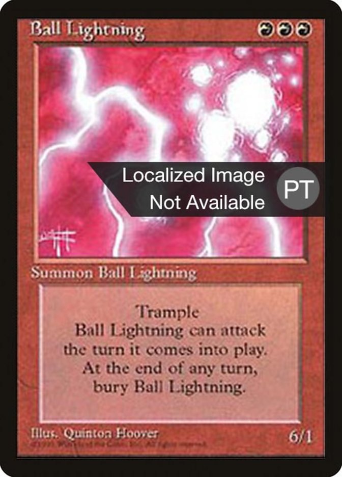 Ball Lightning [Fourth Edition (Foreign Black Border)] | Game Grid - Logan