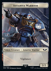 Astartes Warrior (001) // Clue Double-Sided Token [Warhammer 40,000 Tokens] | Game Grid - Logan