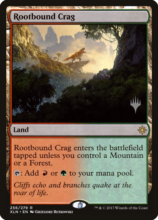 Rootbound Crag (Promo Pack) [Ixalan Promos] | Game Grid - Logan