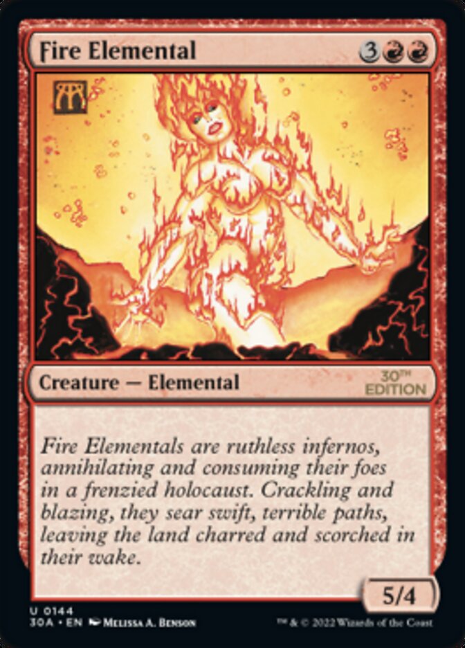 Fire Elemental [30th Anniversary Edition] | Game Grid - Logan