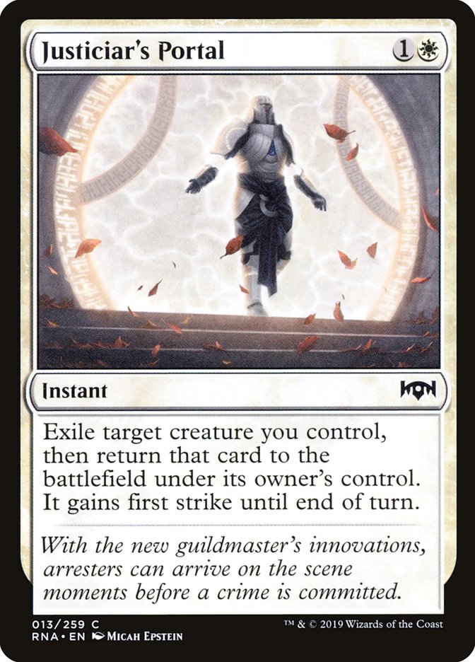 Justiciar's Portal [Ravnica Allegiance] | Game Grid - Logan