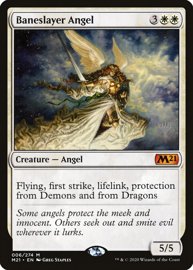 Baneslayer Angel (Promo Pack) [Core Set 2021 Promos] | Game Grid - Logan