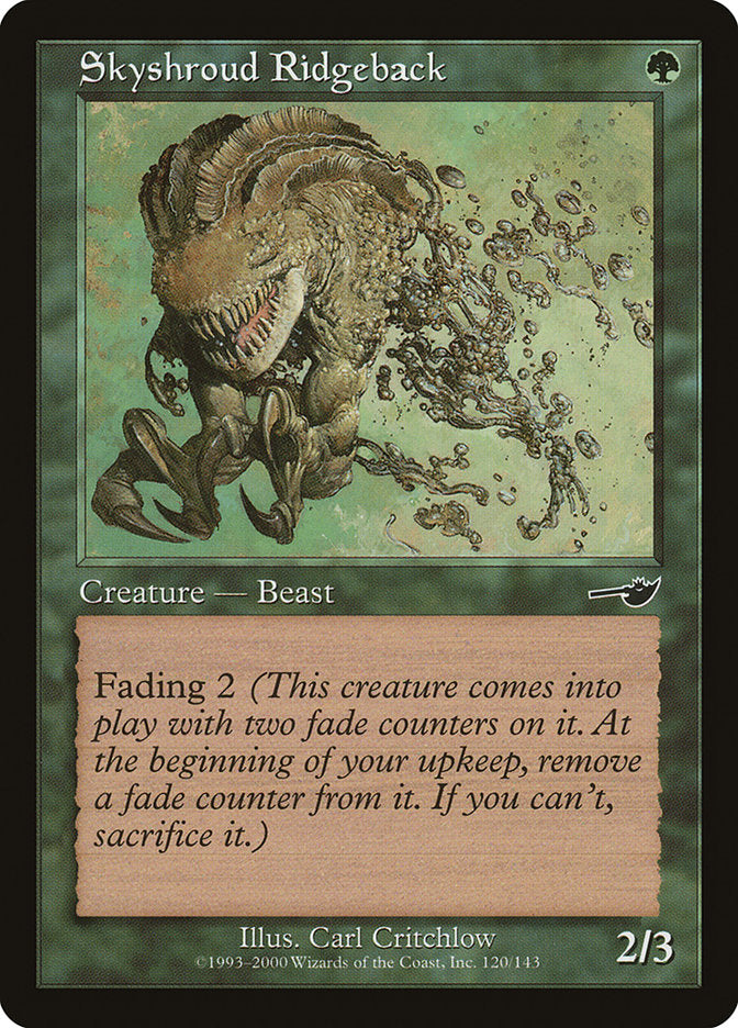 Skyshroud Ridgeback [Nemesis] | Game Grid - Logan