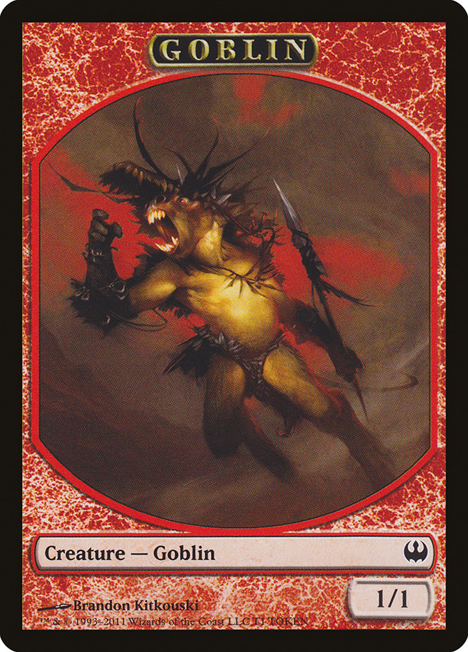 Goblin Token [Duel Decks: Knights vs. Dragons Tokens] | Game Grid - Logan
