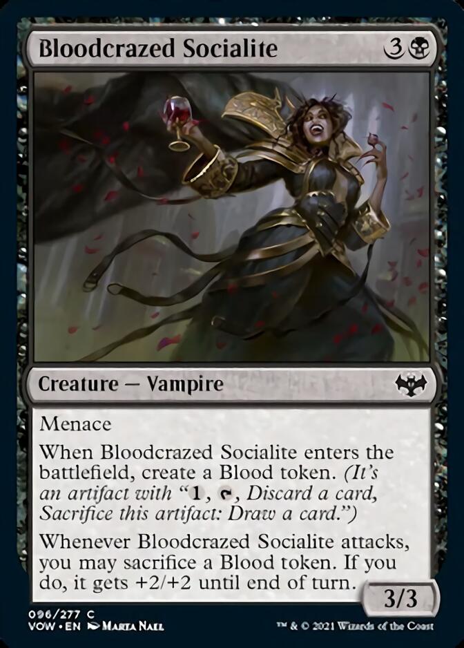 Bloodcrazed Socialite [Innistrad: Crimson Vow] | Game Grid - Logan