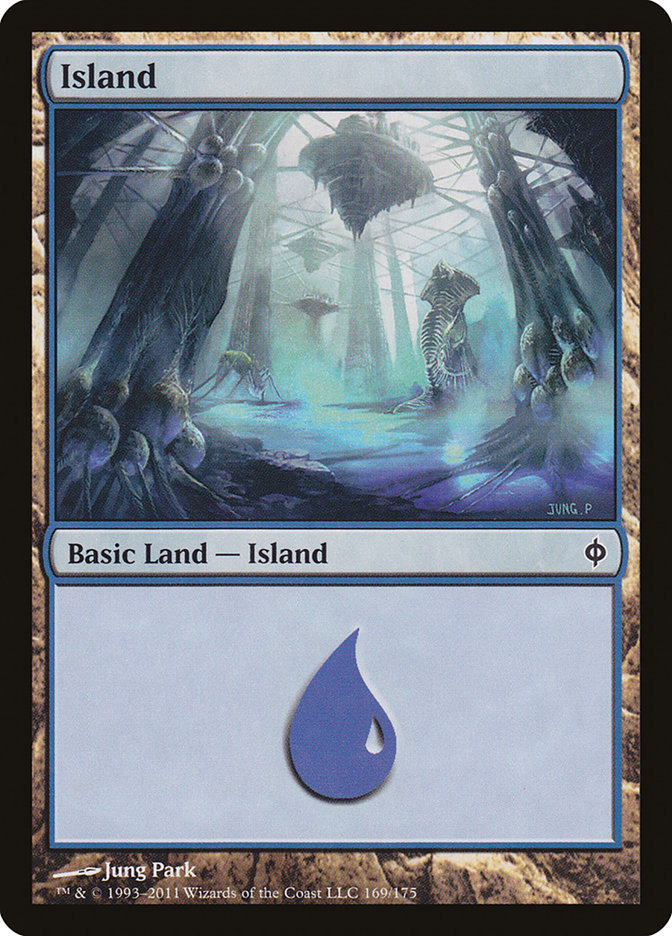 Island (169) [New Phyrexia] | Game Grid - Logan