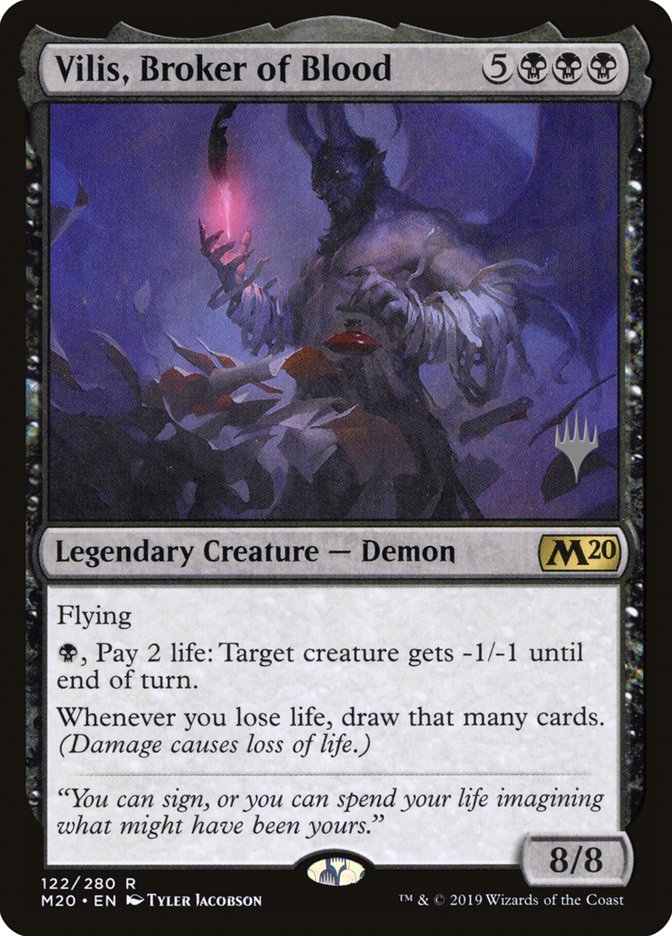 Vilis, Broker of Blood (Promo Pack) [Core Set 2020 Promos] | Game Grid - Logan