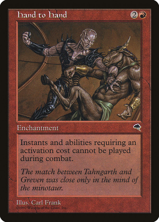 Hand to Hand [Tempest] | Game Grid - Logan