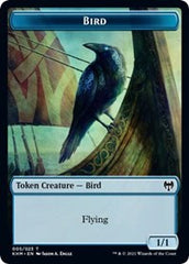Bird (005) // Soldier Double-Sided Token [Kaldheim Commander Tokens] | Game Grid - Logan