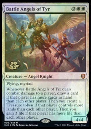 Battle Angels of Tyr [Commander Legends: Battle for Baldur's Gate Prerelease Promos] | Game Grid - Logan