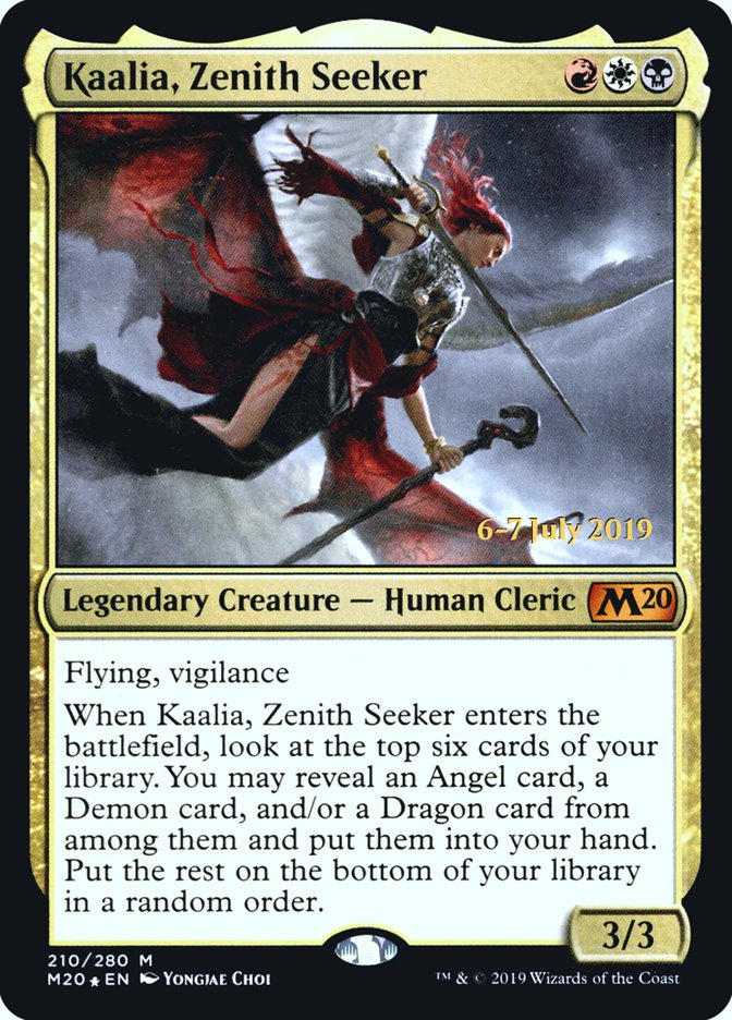 Kaalia, Zenith Seeker [Core Set 2020 Prerelease Promos] | Game Grid - Logan