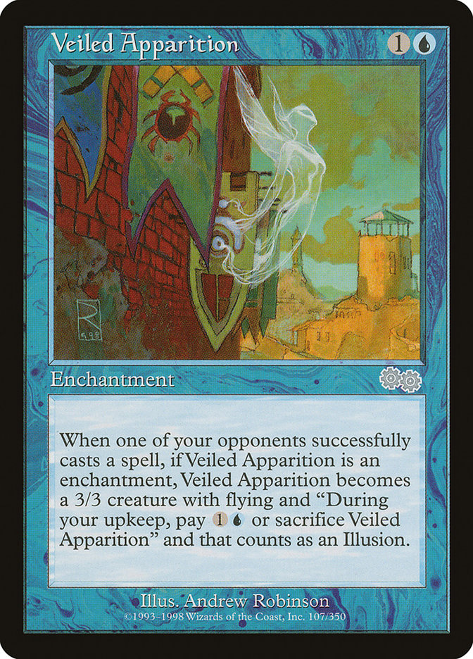 Veiled Apparition [Urza's Saga] | Game Grid - Logan