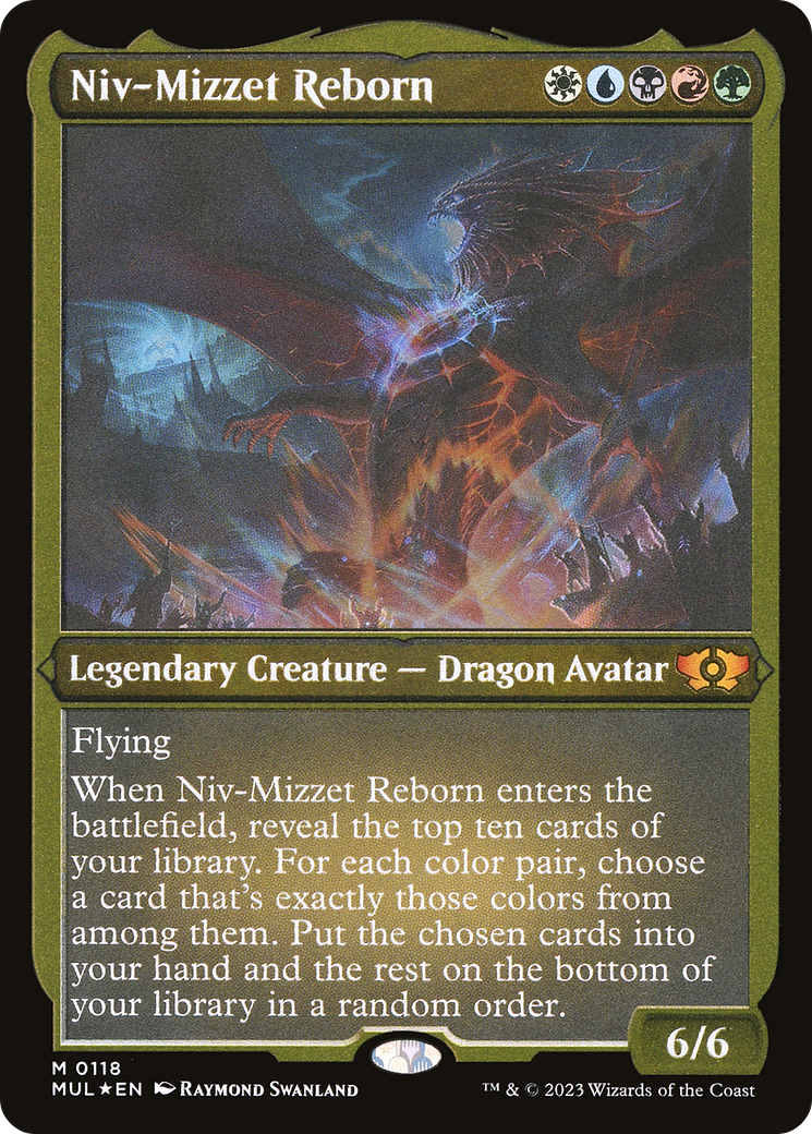 Niv-Mizzet Reborn (Foil Etched) [Multiverse Legends] | Game Grid - Logan