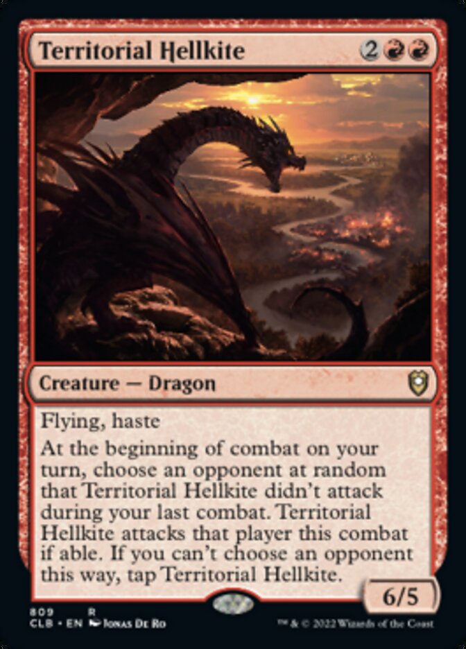 Territorial Hellkite [Commander Legends: Battle for Baldur's Gate] | Game Grid - Logan