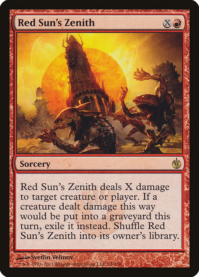 Red Sun's Zenith [Mirrodin Besieged] | Game Grid - Logan
