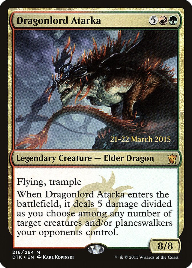 Dragonlord Atarka [Dragons of Tarkir Prerelease Promos] | Game Grid - Logan