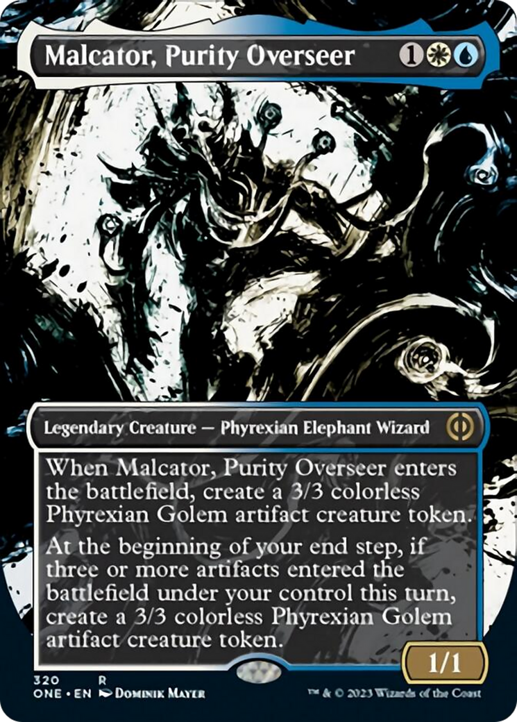 Malcator, Purity Overseer (Borderless Ichor) [Phyrexia: All Will Be One] | Game Grid - Logan