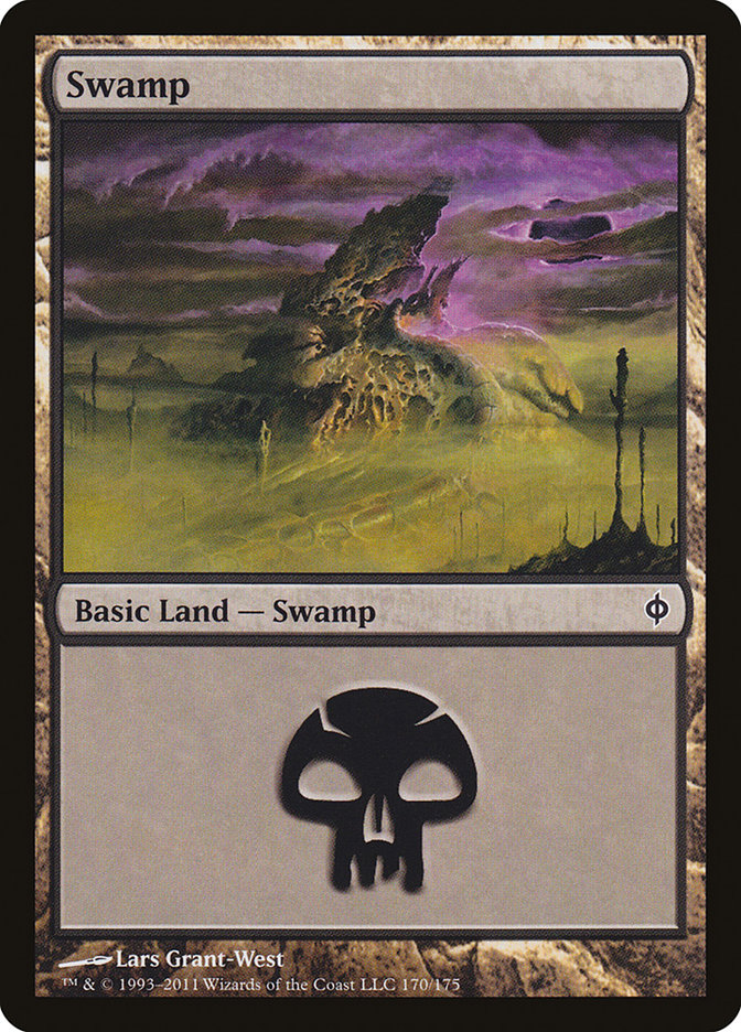 Swamp (170) [New Phyrexia] | Game Grid - Logan