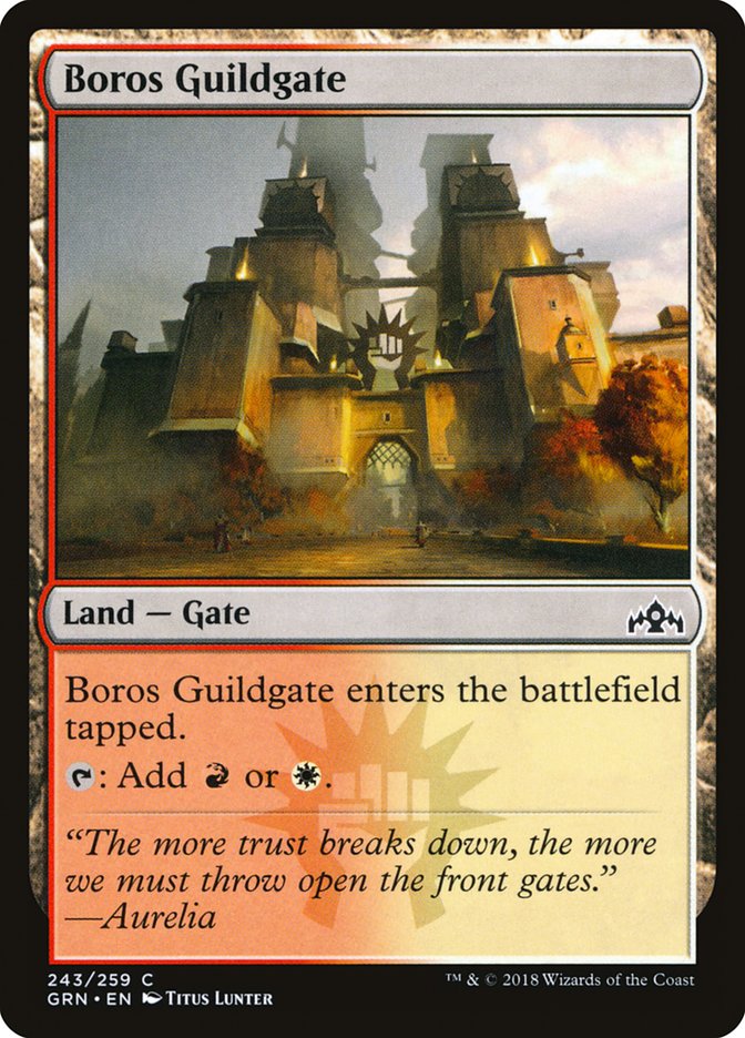 Boros Guildgate (243/259) [Guilds of Ravnica] | Game Grid - Logan