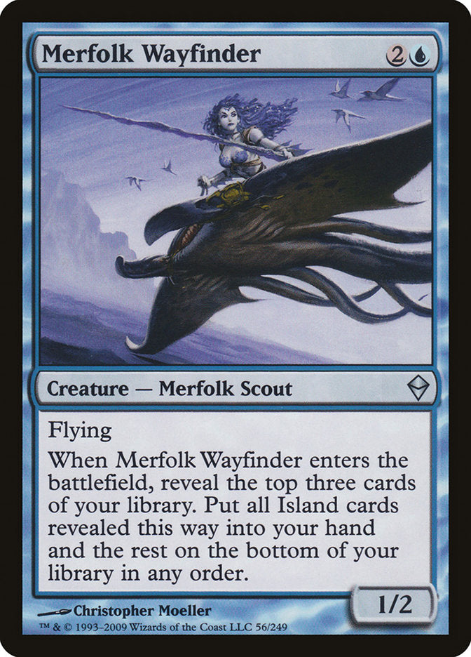 Merfolk Wayfinder [Zendikar] | Game Grid - Logan